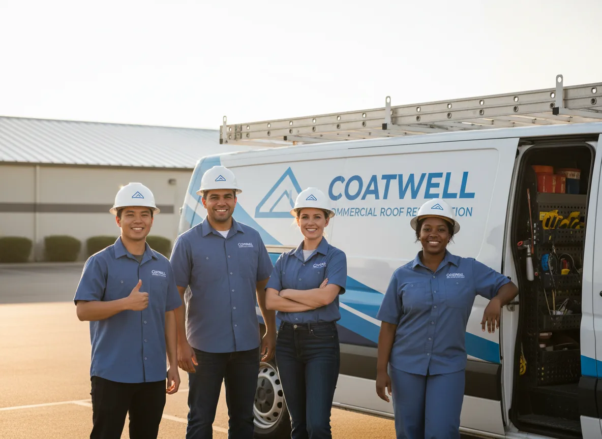 Commercial roof coating company in Southwick, MA